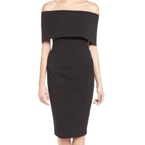Vince Camuto off-the-shoulder Popover Dress
